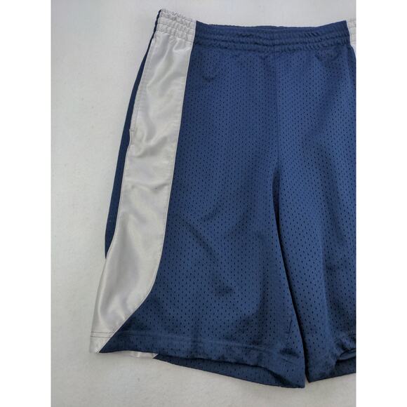 Mens Nike Mesh Athletic Shorts Size M Blue Embroidered Swoosh - Picture 3 of 12